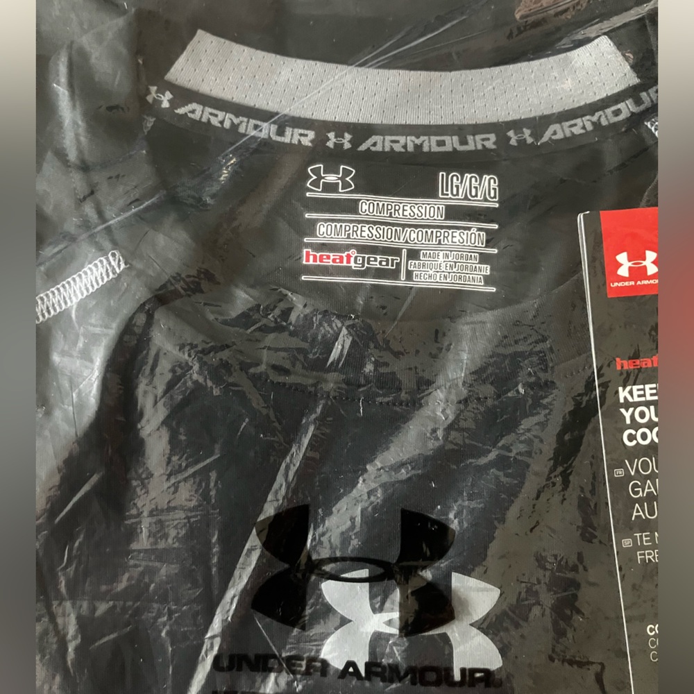 Under Armour Men’s HeatGear Amour SS Compression T-Shirt, Large, BRAND NEW